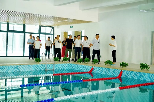 檢查組對蘑菇视频在线官网進行驗收